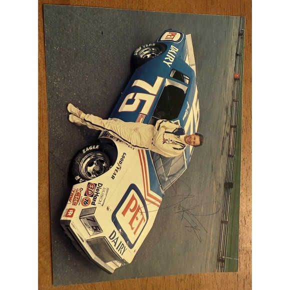 Other - Signed #75‎ Joe Ruttman '82 Pontiac Pet Dairy Rahmoc Racing Postcard